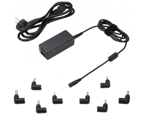 Ewent EW3963 adaptador e inversor de corriente Interior 45 W Negro (Espera 4 dias)
