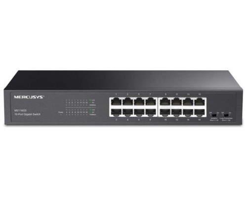 SWITCH NO GESTIONABLE MERCUSYS MS116GS 16P 16xRJ45