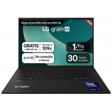 PORTATIL LG GRAM, 14", 14ZD90T, INTEL CORE ULTRA  7, 35,6 CM, 1920 X 1200 PIXELES, 16 GB, 1 TB, FREEDOS (Espera 4 dias)