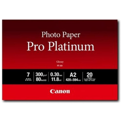 CANON Papel Photo Paper Pro Platinum PT-101 A2 20hojas