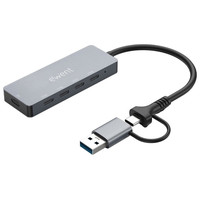 EWENT Hub Tipo C 3.2 Gen2 4 en 1