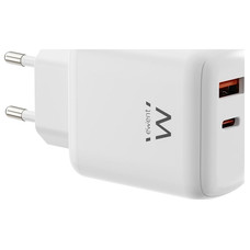 EWENT CARGADOR RAPIDO GAN DE 45W /USB-C PD Y USB-A