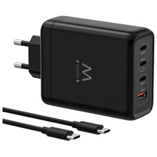 CARGADOR USB DE PARED EWENT EW1337 3USB-C/1USB-A 140W-SE35 CARGADOR USB DE PARED EWENT EW1337 3USB-C/1USB-A 140W