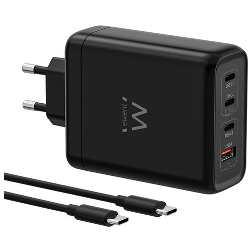 CARGADOR USB DE PARED EWENT EW1337 3USB-C/1USB-A 140W-SE35 CARGADOR USB DE PARED EWENT EW1337 3USB-C/1USB-A 140W