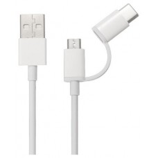 CABLE XIAOMI MI 2 IN 1 USB MICRO USB TO TYPE C - 100