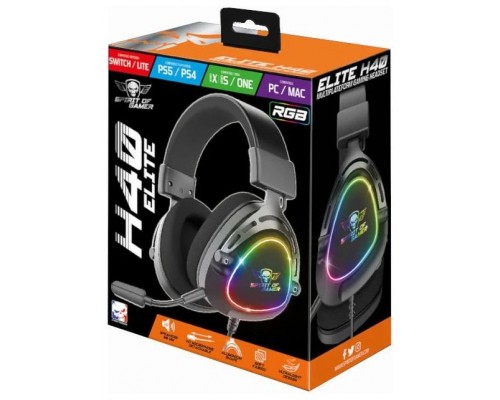 Spirit of Gamer Auriculares Elite H-40 Negro