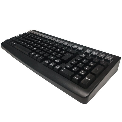 TECLADO POS MUSTEK MKB-800. USB. NEGRO.