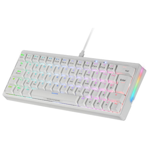 TECLADO MECANICO MKMINIPRO SWITCH BROWN RGB BLANCO MARS GAMING (Espera 4 dias)-SX30 TECLADO MECANICO MKMINIPRO SWITCH BROWN RGB BLANCO MARS GAMING (Espera 4 dias)