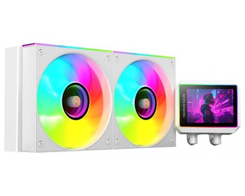 REFRIGERACION LIQUIDA ARGB ML-VISION II 240 BLANCO MARS GAMING (Espera 4 dias)