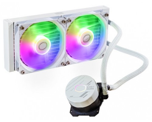 REFRIGERACION LIQUIDA CPU COOLER MASTER 240L CORE ARGB WHITE (Espera 4 dias)