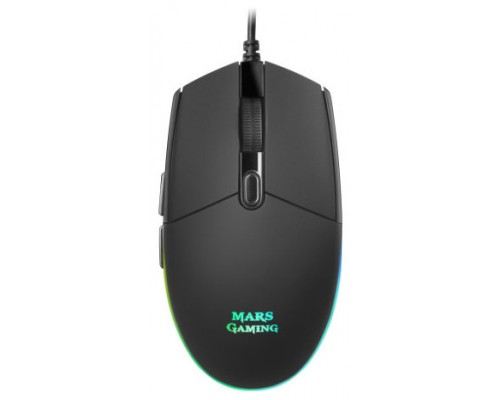 RATON MARS GAMING MMG 3.200DPI USB NEGRO RGB