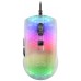 MOUSE MARS GAMING RGB MMR TRANSLUCIDO WHITE 12800DPI