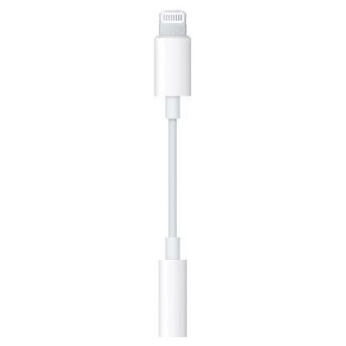ADAPTADOR APPLE LIGHTNING A JACK 3,5MM BLANCO-SX13 ADAPTADOR APPLE LIGHTNING A JACK 3,5MM BLANCO