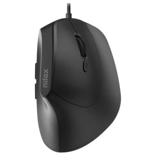 Nilox Rat&oacute;n Vertical 3600 DPI, 6 botones, negro