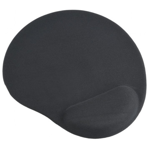 GEMBIRD Alfombrilla de gel con reposamuñecas Negra-IA29 GEMBIRD Alfombrilla de gel con reposamuñecas Negra