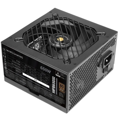 FUENTE ALIMENTACION MARS GAMING MPB650SI 650W 80+-SX20 FUENTE ALIMENTACION MARS GAMING MPB650SI 650W 80+