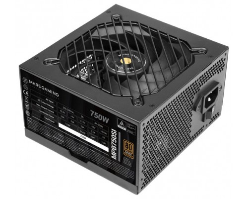 FUENTE ALIM. 750W SI 80+ MARS GAMING (Espera 4 dias)