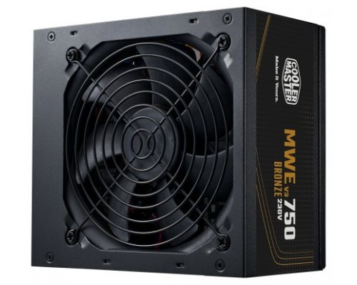 Cooler Master MWE Bronze 750 V3 230V unidad de fuente de alimentación 750 W 24-pin ATX ATX Negro (Espera 4 dias)