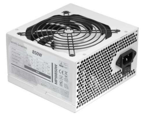 FUENTE ALIM. 850W 85% EF BLANCO MARS GAMING (Espera 4 dias)