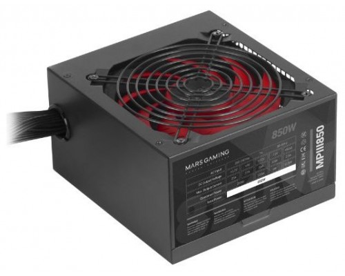 MARS GAMING PSU MPIII 850W, 85% EF, SMD SILENT