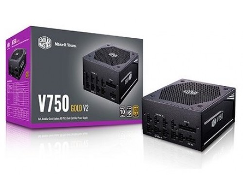 Cooler Master V750 Gold-V2 unidad de fuente de alimentación 750 W 24-pin ATX ATX Negro (Espera 4 dias)