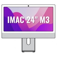 iMAC APPLE 24"" RETINA 4.5K M3 8CORE+GPU 8CORE 256GB SILVER MQR93Y/A (Espera 4 dias)