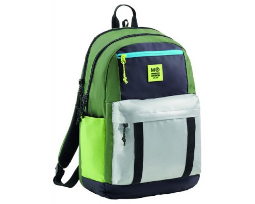 MOCHILA TRIPLE AMSTERDAM RECICLADA RIDER GREEN MIQUELRIUS MR19331 (Espera 4 dias)