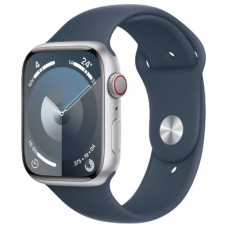 APPLE WATCH SERIES 9 CAJA ALUMINIO GPS+CELL 45mm CORREA DEPORTIVA STORM BLUE S/M (Espera 4 dias)