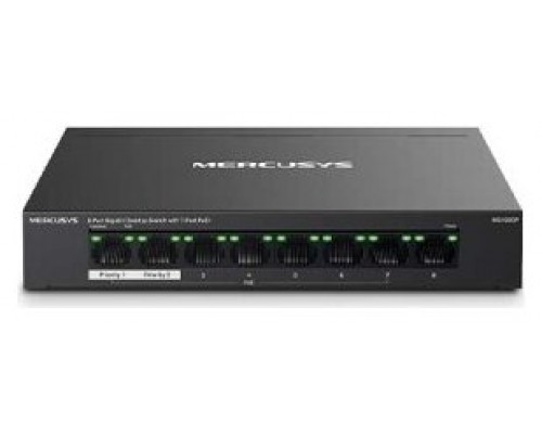 SWITCH MERCUSYS MS108GP POE+ NO GESTIONABLE · (Espera 4 dias)