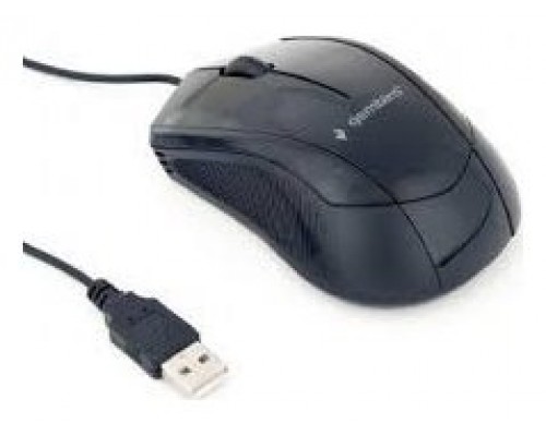 RATON GEMBIRD OPTICO NEGRO USB MUS-3B-02 (Espera 4 dias)