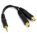 STARTECH CABLE 15CM ADAPTADOR AUDIO DIVISOR AUR