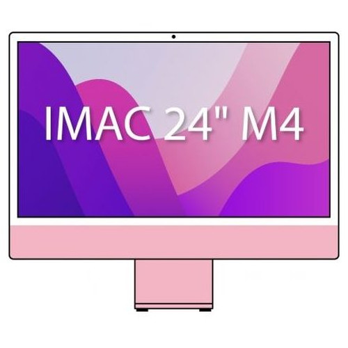iMAC APPLE 24"" RETINA 4.5K M4 8CORE+GPU 8CORE 16GB 256GB PINK (Espera 4 dias)-SX13 iMAC APPLE 24"" RETINA 4.5K M4 8CORE+GPU 8CORE 16GB 256GB PINK (Espera 4 dias)