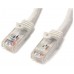 STARTECH CABLE 2M BLANCO RED GIGABIT CAT6 ETH. RJ4