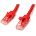 STARTECH CABLE RED ETH. CAT6 SIN ENGANCHE 5M ROJO