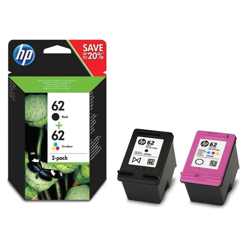 HP Envy 5604, n&ordm;62 Pack 2 Cartuchos Negro/Tricolor