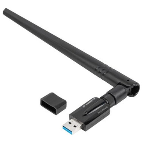 ADAPTADOR RED LANBERG USB WIFI 1200 MB/S DUAL BAND CON ANTENA-SX30 ADAPTADOR RED LANBERG USB WIFI 1200 MB/S DUAL BAND CON ANTENA