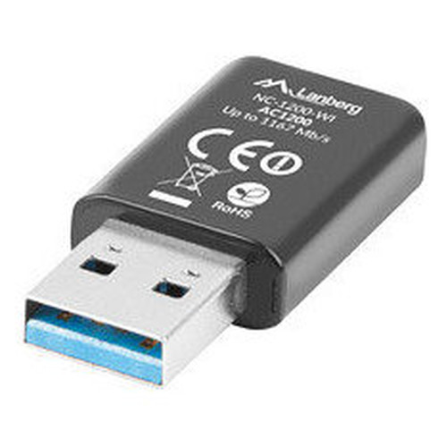 ADAPTADOR RED LANBERG USB WIFI 1200 MB/S DUAL BAND-SX30 ADAPTADOR RED LANBERG USB WIFI 1200 MB/S DUAL BAND