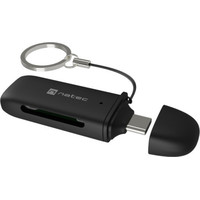 LECTOR DE TARJETAS NATEC SCARAB C SD/MICRO SD USB-C 3.2 GEN 1 OTG NEGRO-SX39 LECTOR DE TARJETAS NATEC SCARAB C SD/MICRO SD USB-C 3.2 GEN 1 OTG NEGRO