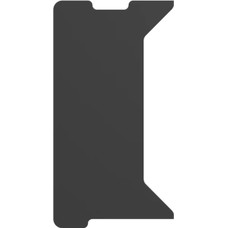 GENESIS NDS-2278 tapa pasacables Forma libre MDF Antracita (Espera 4 dias)