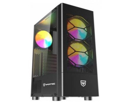 CAJA DE PC GAMING NFORTEC CAELUM SEMITORRE ATX RGB C.