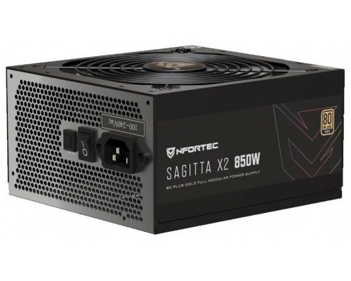 FUENTE NFORTEC SAGITTA X2 850W FULL MODULAR 80PLUSGOLD