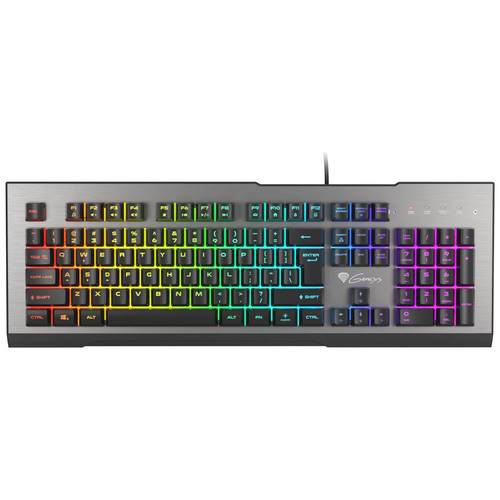 GENESIS Rhod 500 RGB teclado Juego USB QWERTY Español Negro, Gris (Espera 4 dias)-SX30 GENESIS Rhod 500 RGB teclado Juego USB QWERTY Español Negro, Gris (Espera 4 dias)
