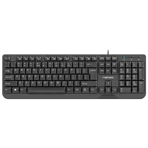 TECLADO NATEC TROUT SLIM USB NEGRO