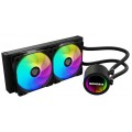 VENTILADOR GENESIS REFRIGERACION LIQUIDA HYDRIA 240 ARGB 120MM + PASTA TERMICA