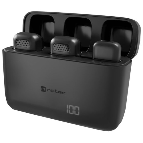 MICROFONO PARA SMARTPHONE NATEC HOPPER LAVALIER WIRELESS USB-C 2 MICROFONOS-SX40 MICROFONO PARA SMARTPHONE NATEC HOPPER LAVALIER WIRELESS USB-C 2 MICROFONOS