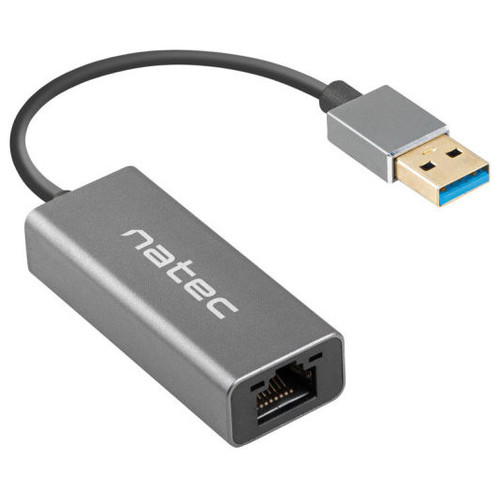 ADAPTADOR NATEC CRICKET USB 3.0 A ETHERNET RJ45 1GB-SX30 ADAPTADOR NATEC CRICKET USB 3.0 A ETHERNET RJ45 1GB