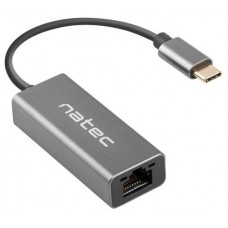 ADAPTADOR NATEC CRICKET USB-C 3.1 A ETHERNET RJ45 1GB
