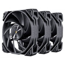 KIT 3 VENTILADORES AUXILIAR NOVA 120 NEGRO ANTEC (Espera 4 dias)