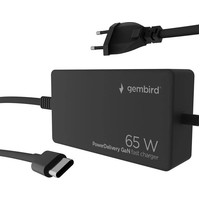 GEMBIRD Cargador rápido USB tipo C PD de 65 W GaN-IA35 GEMBIRD Cargador rápido USB tipo C PD de 65 W GaN
