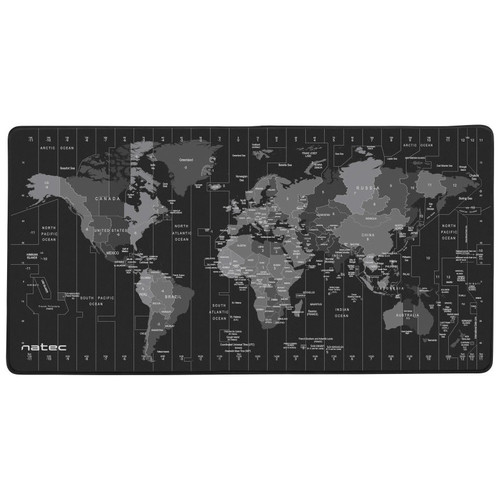 ALFOMBRILLA NATEC TIME ZONE MAP MAXI 800X400 MM-SX30 ALFOMBRILLA NATEC TIME ZONE MAP MAXI 800X400 MM